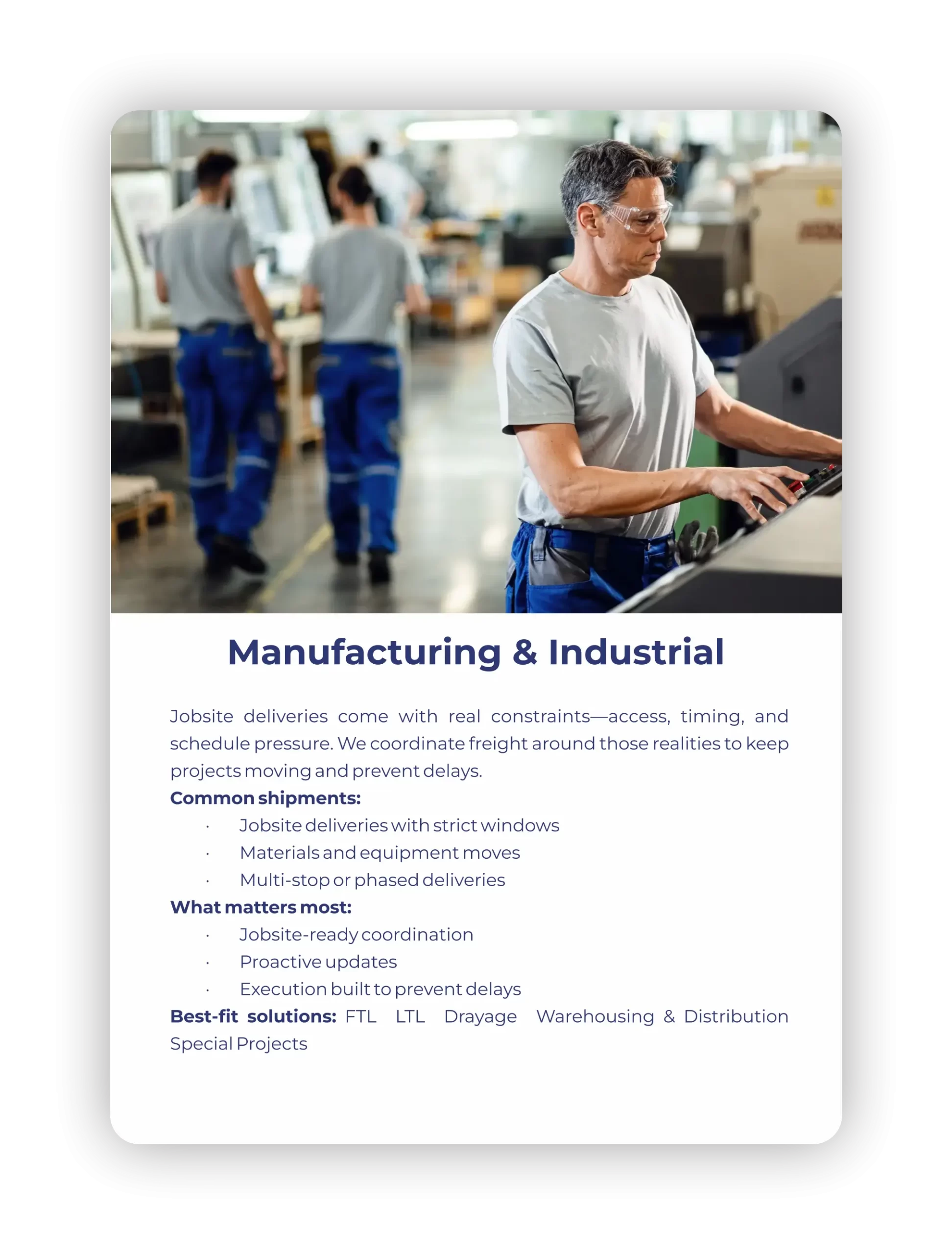 Manufacturing Banner